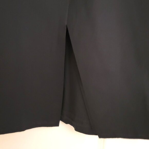 DKNY Women's Cotton midi A-line Skirt / Black / US 2 - Picture 5 of 15